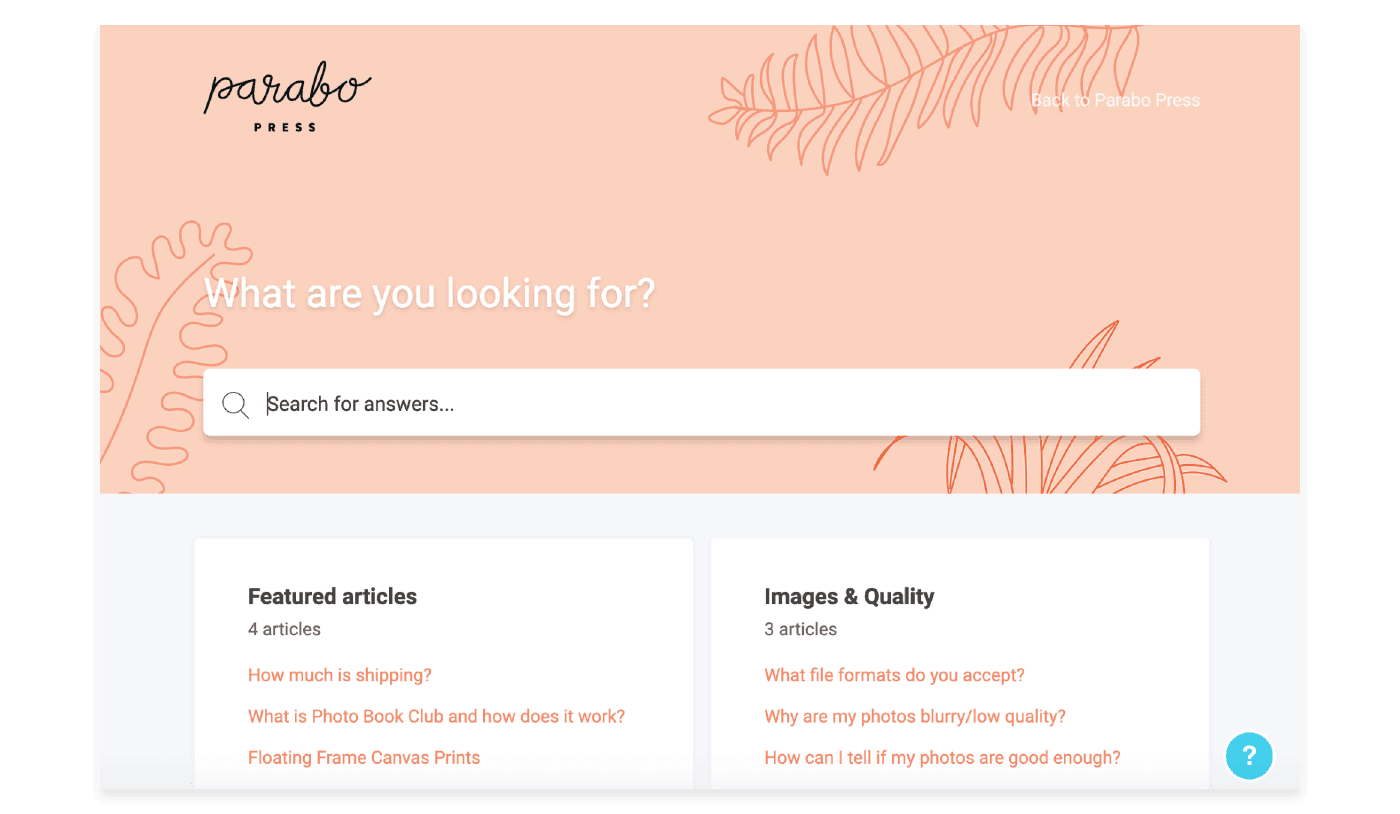 example of knowledge base within customer service software