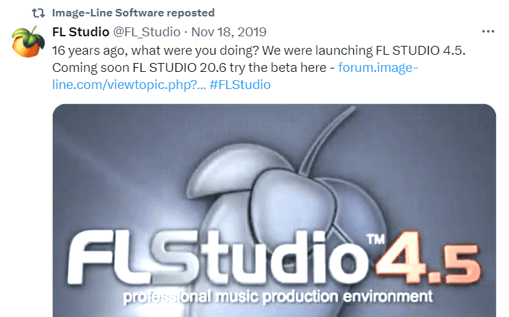 An example of engagement from a software business on Twitter.