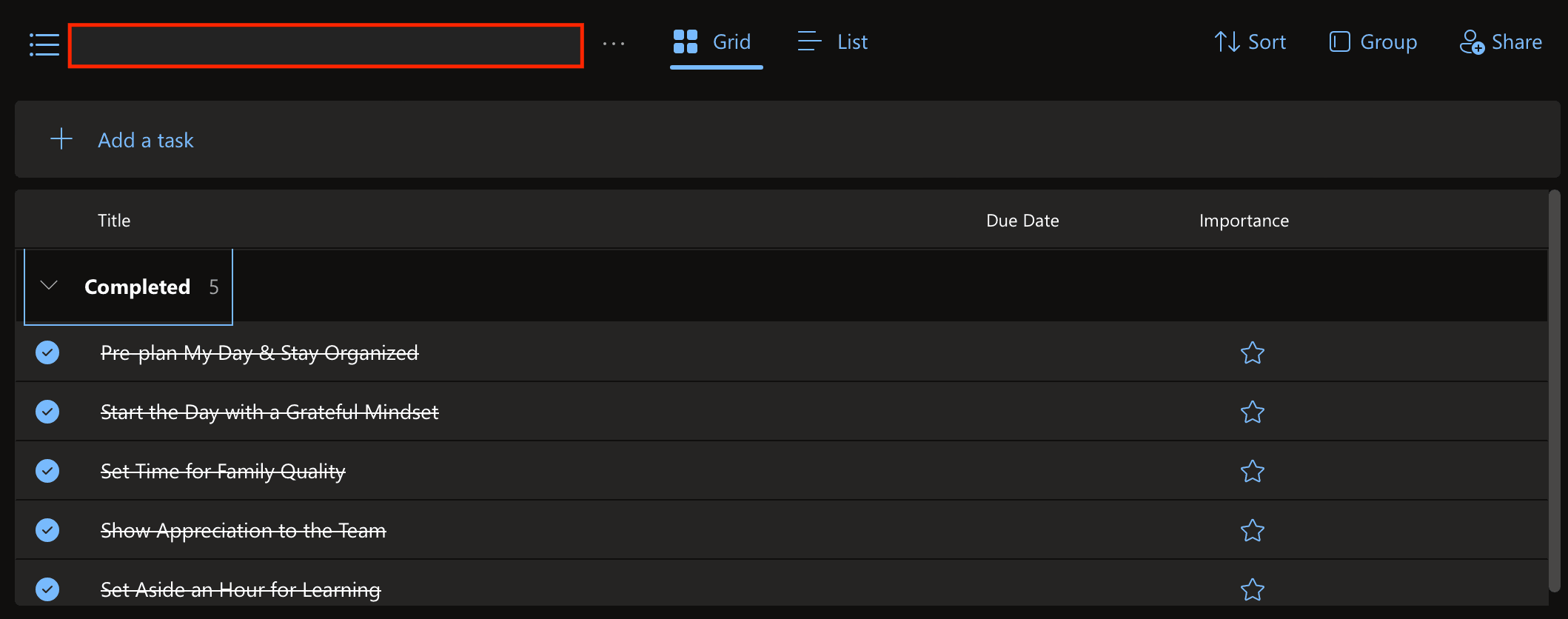 Outlook email to tasks feature for customer support