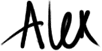 Alex's signature