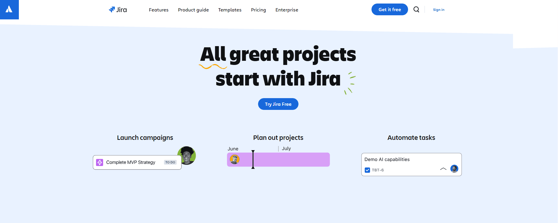 Even taking a look at Jira's website doesn't scream help desk; rather it clearly aligns with project development.