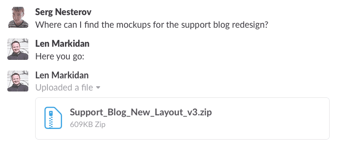 When an employee quits: Slack has really helped improve communication