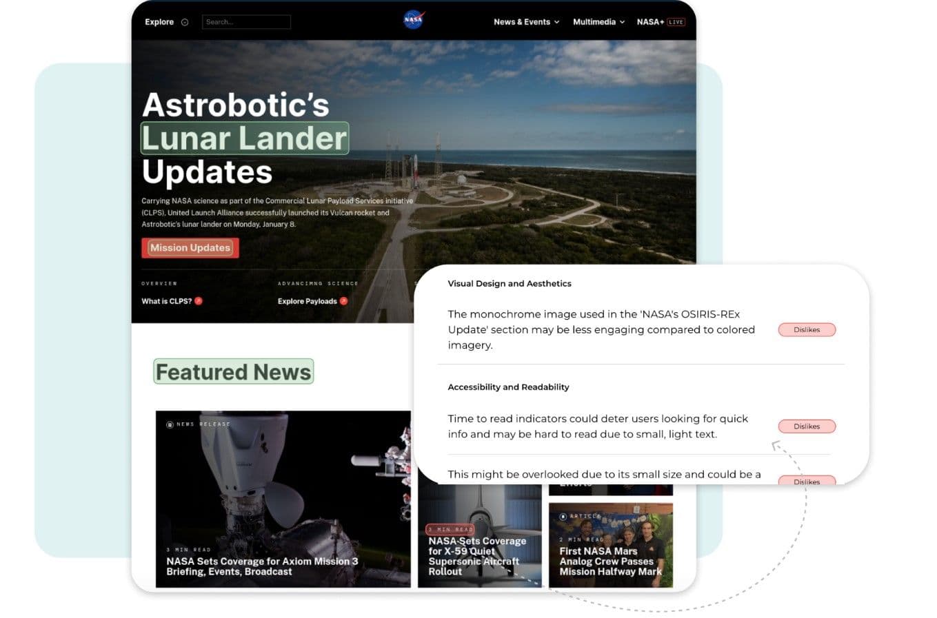 WEVO Pulse uses AI to conduct a website audit for performance and usability.