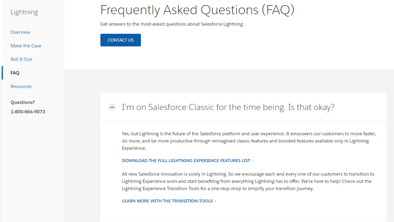 Salesforce FAQ