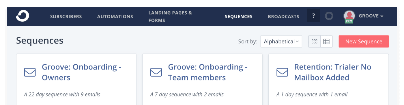 We separate sequences based on customer type