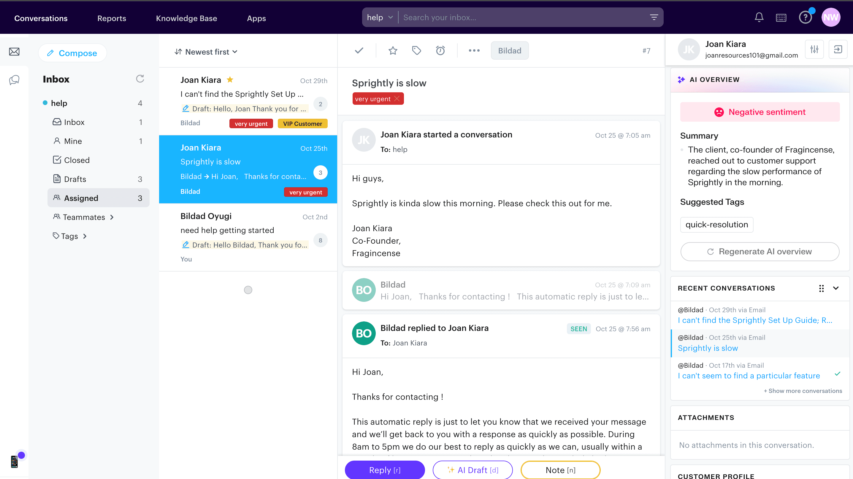 SaaS customer support often involves walking customers through software troubleshooting.