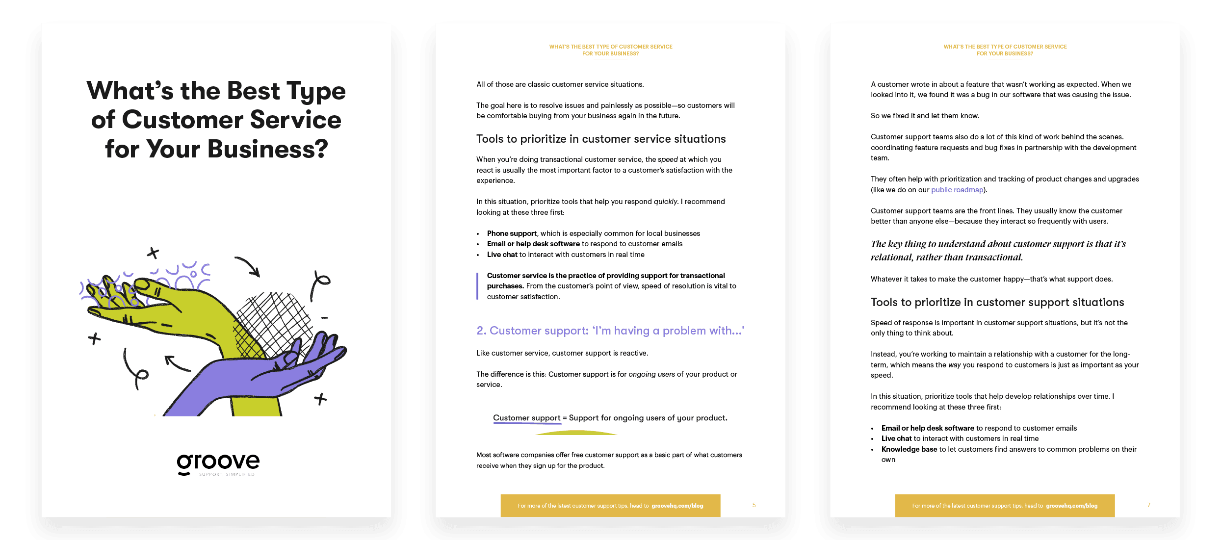 Download our reference guide: What’s the Best Type of Customer Service for Your Business?