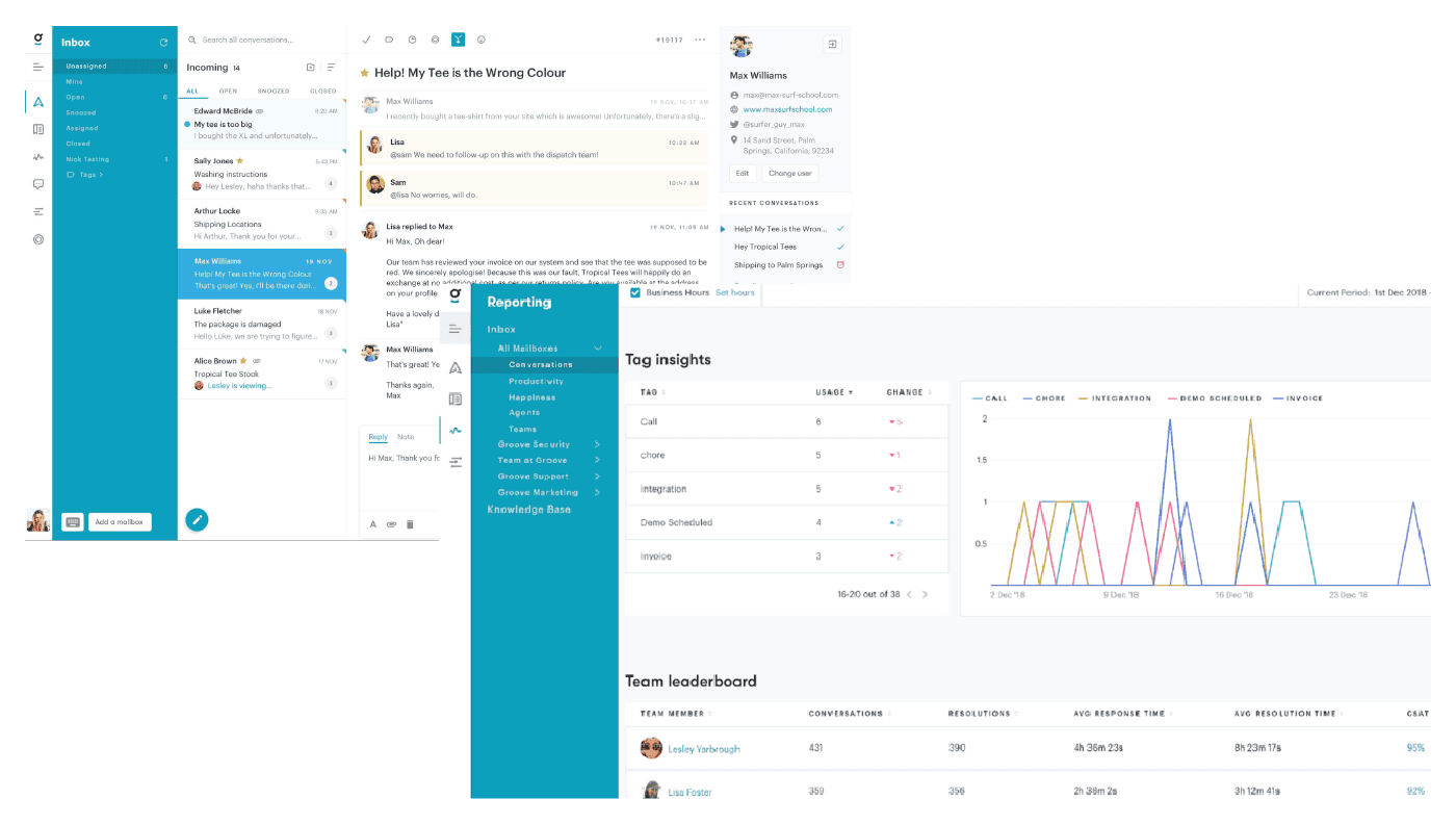 Top Customer Support Tools: Groove's all-in-one helpdesk
