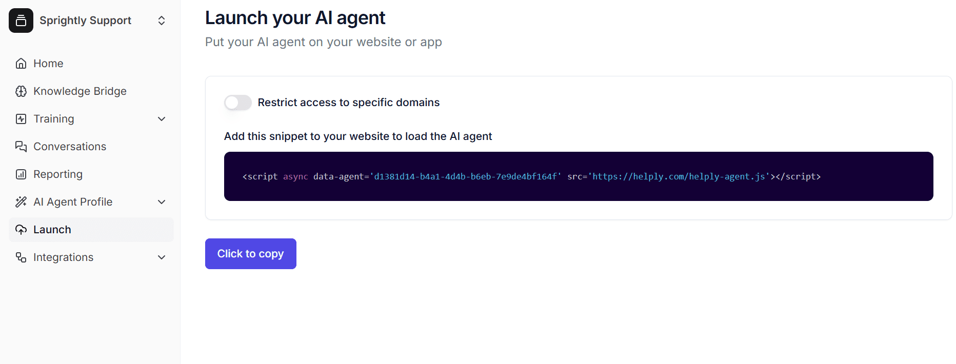 Helply now ready to provide ai powered customer support once launched.