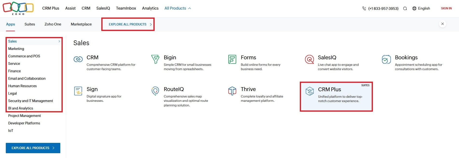 Zoho Desk is a standalone help desk, but exists within Zoho's platform.